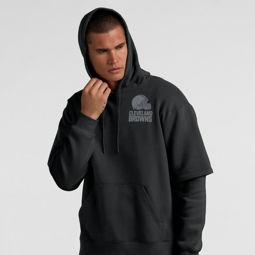 Cleveland Browns Unisex Sleek Elements Pullover Hoodie Black | Fanatics