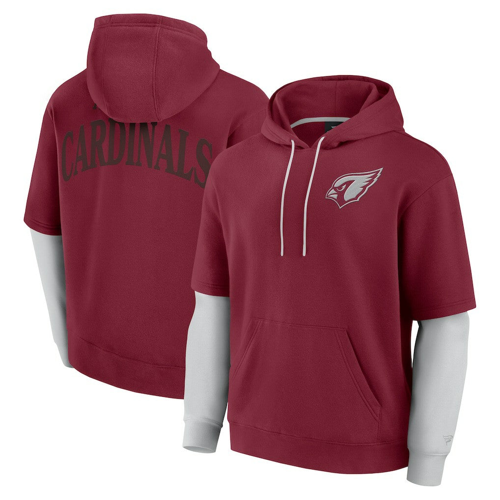 Arizona Cardinals Unisex Sleek Elements Pullover Hoodie Cardinal | Fanatics