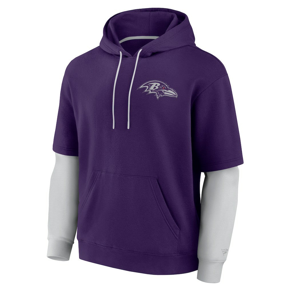Baltimore Ravens Unisex Sleek Elements Pullover Hoodie Purple | Fanatics