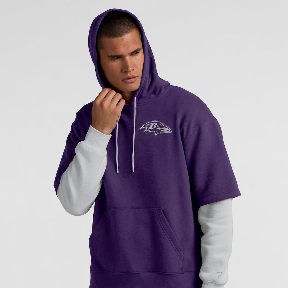 Baltimore Ravens Unisex Sleek Elements Pullover Hoodie Purple | Fanatics