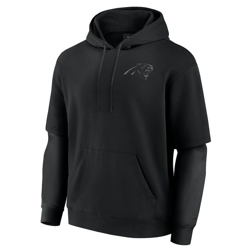 Carolina Panthers Unisex Sleek Elements Pullover Hoodie Black | Fanatics