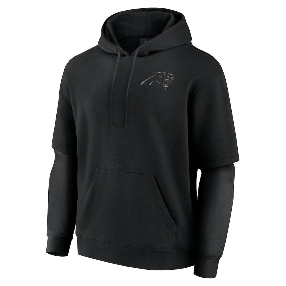 Carolina Panthers Unisex Sleek Elements Pullover Hoodie Black | Fanatics