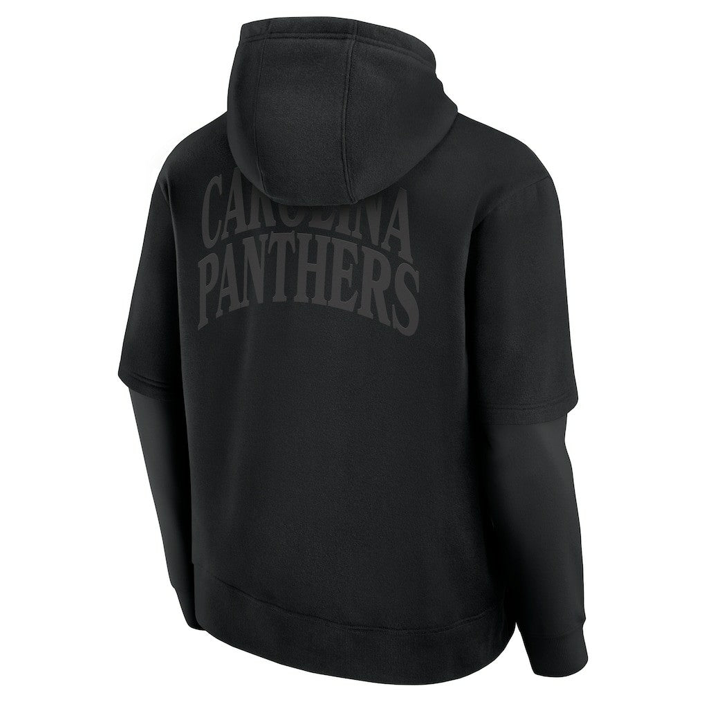 Carolina Panthers Unisex Sleek Elements Pullover Hoodie Black | Fanatics