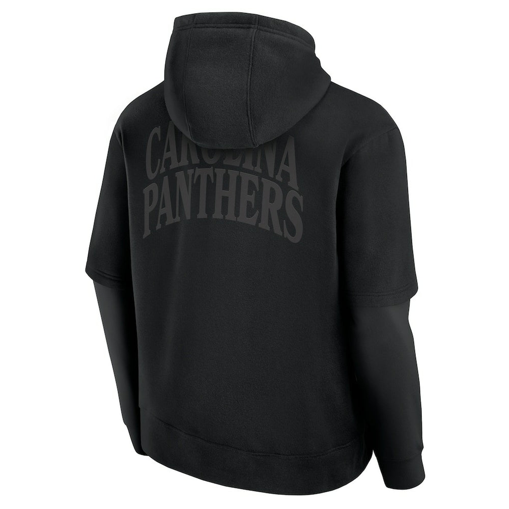 Carolina Panthers Unisex Sleek Elements Pullover Hoodie Black | Fanatics