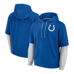 Indianapolis Colts Unisex Sleek Elements Pullover Hoodie Royal | Fanatics