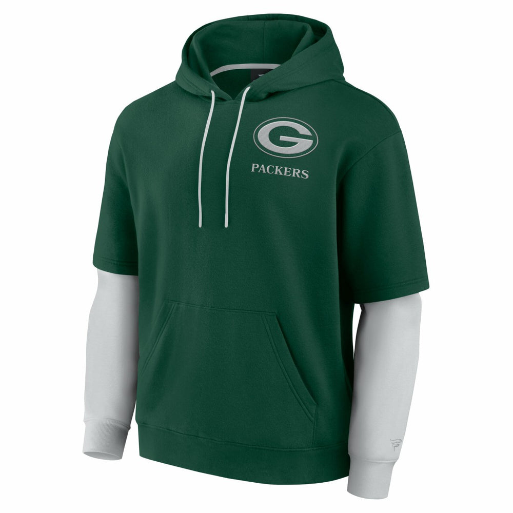 Green Bay Packers Unisex Sleek Elements Pullover Hoodie Green | Fanatics