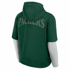 Green Bay Packers Unisex Sleek Elements Pullover Hoodie Green | Fanatics