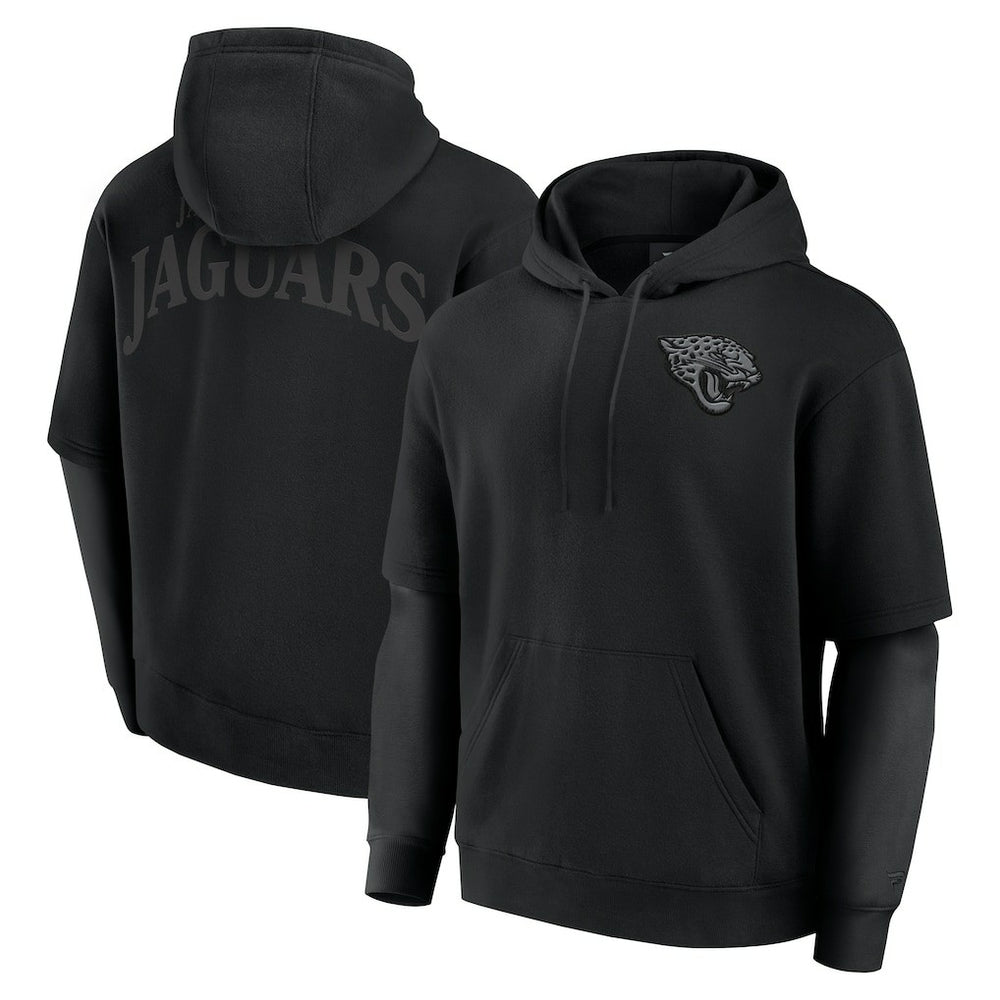 Jacksonville Jaguars Unisex Sleek Elements Pullover Hoodie Black | Fanatics