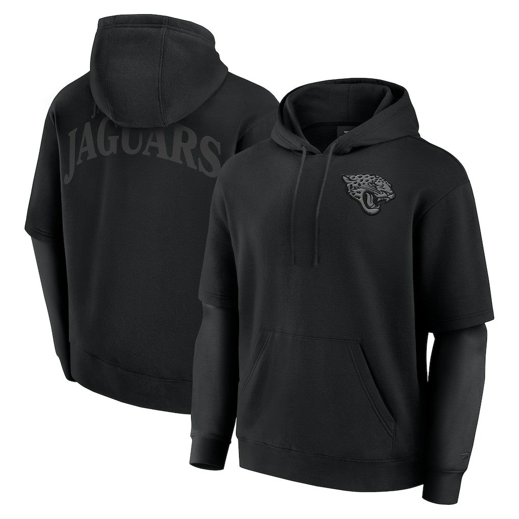 Jacksonville Jaguars Unisex Sleek Elements Pullover Hoodie Black | Fanatics