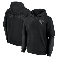 Jacksonville Jaguars Unisex Sleek Elements Pullover Hoodie Black | Fanatics