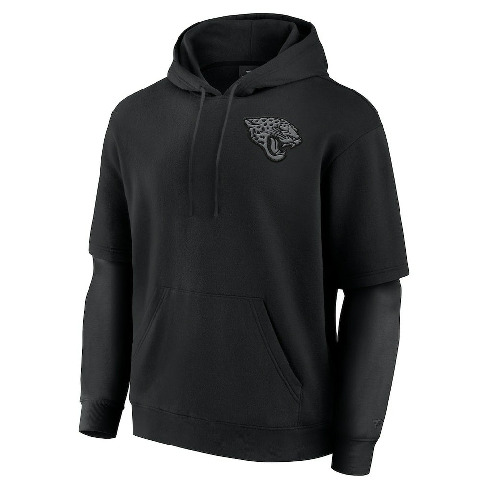 Jacksonville Jaguars Unisex Sleek Elements Pullover Hoodie Black | Fanatics