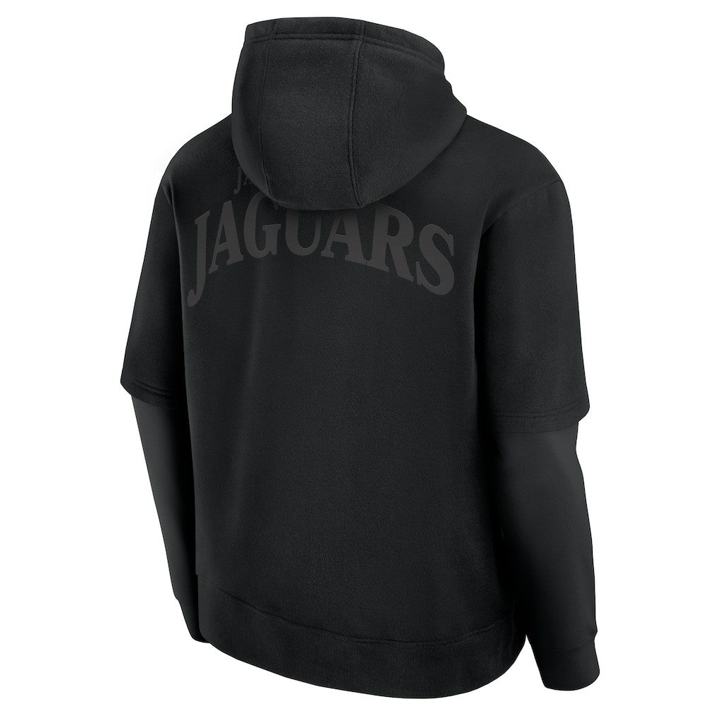 Jacksonville Jaguars Unisex Sleek Elements Pullover Hoodie Black | Fanatics