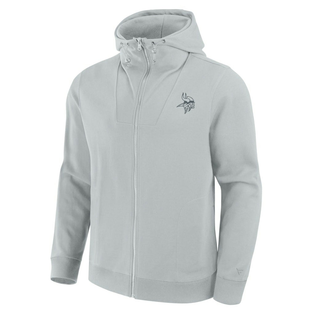 Minnesota Vikings Unisex Front Office Full-Zip Hoodie Gray | Fanatics