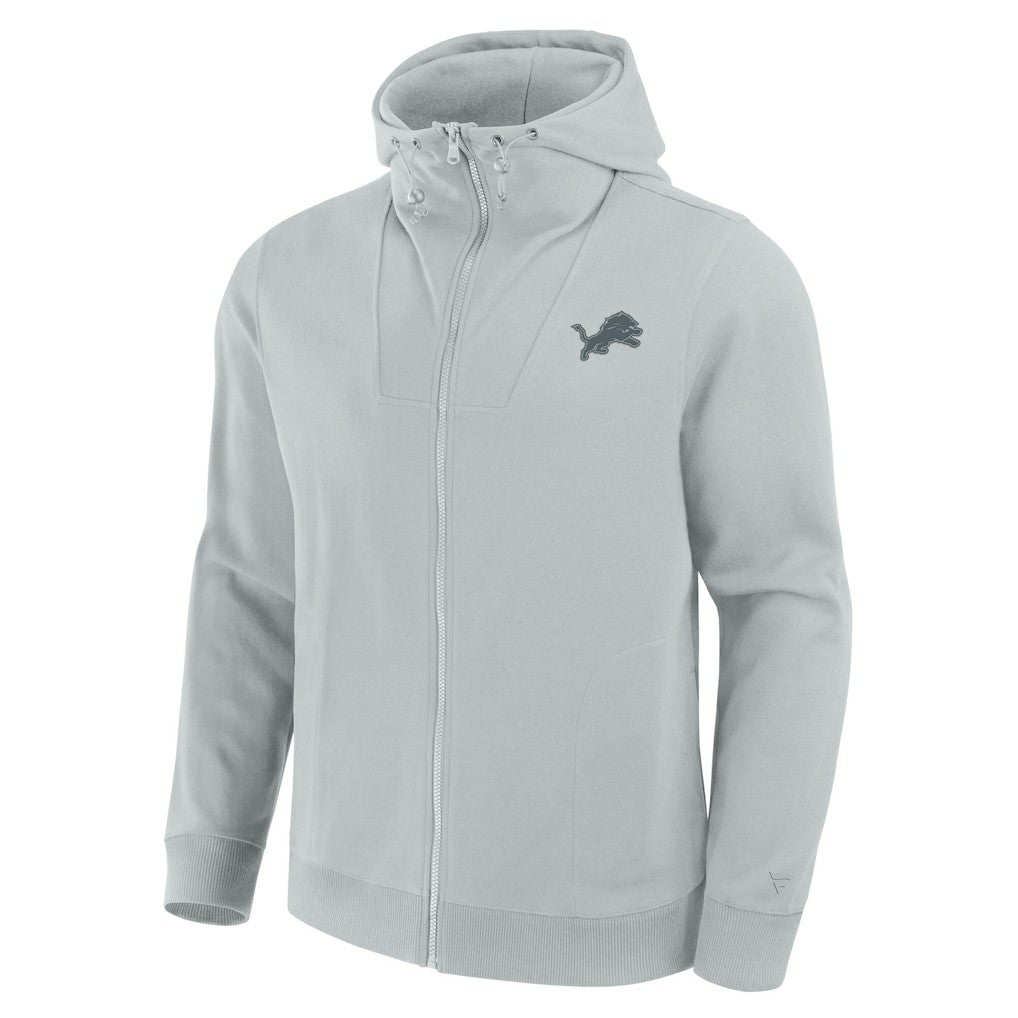 Detroit Lions Unisex Front Office Full-Zip Hoodie Gray | Fanatics