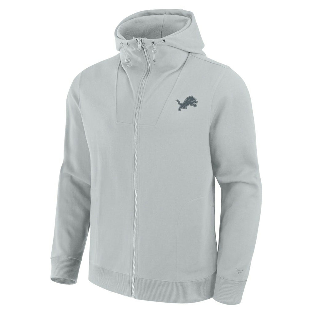 Detroit Lions Unisex Front Office Full-Zip Hoodie Gray | Fanatics