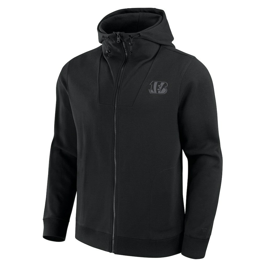 Cincinnati Bengals Unisex Front Office Full-Zip Hoodie Black | Fanatics