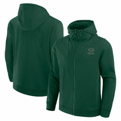 Green Bay Packers Unisex Front Office Full-Zip Hoodie Green | Fanatics