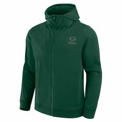 Green Bay Packers Unisex Front Office Full-Zip Hoodie Green | Fanatics