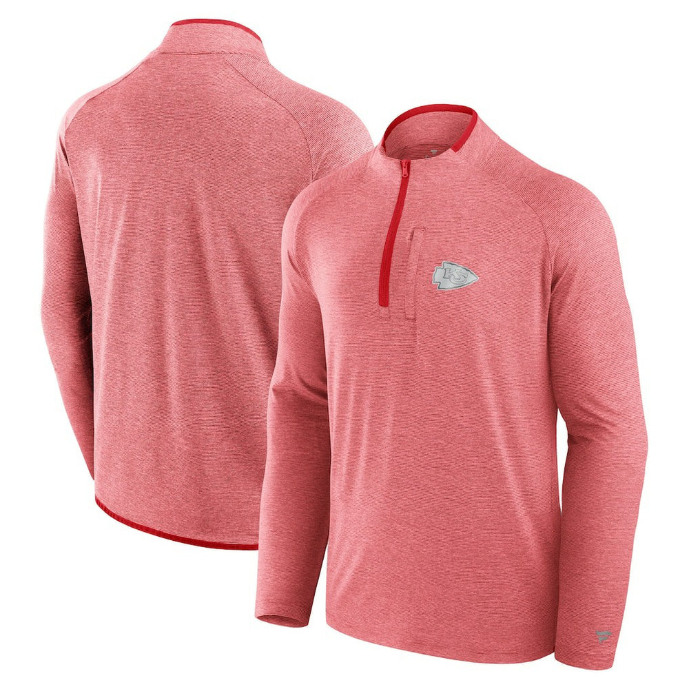 Kansas City Chiefs Unisex Front Office Performance Primary Quarter-Zip Jacket Red | Fanatics