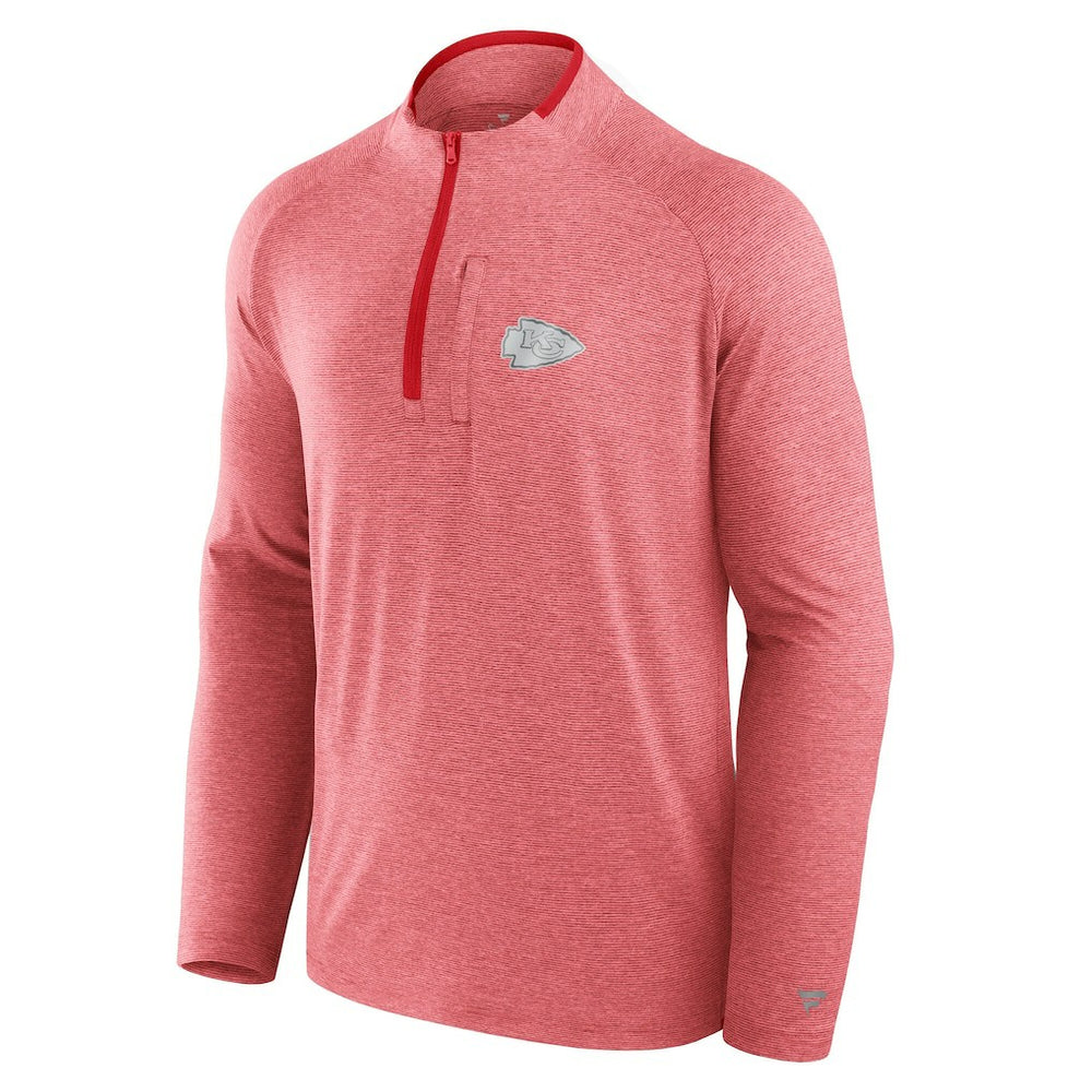 Kansas City Chiefs Unisex Front Office Performance Primary Quarter-Zip Jacket Red | Fanatics