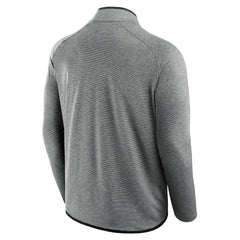 Las Vegas Raiders Unisex Front Office Performance Primary Quarter-Zip Jacket Charcoal | Fanatics