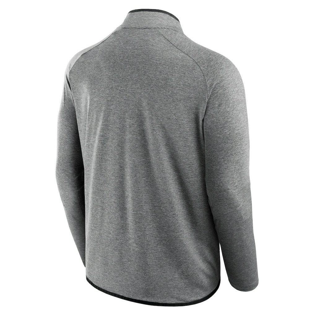 Miami Dolphins Unisex Front Office Performance Primary Quarter-Zip Jacket Charcoal | Fanatics