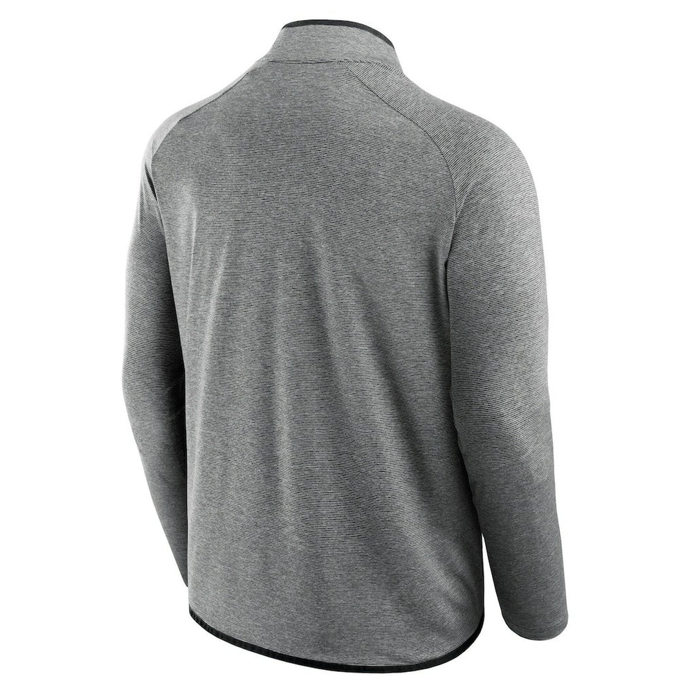 Miami Dolphins Unisex Front Office Performance Primary Quarter-Zip Jacket Charcoal | Fanatics
