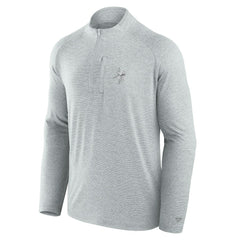 Minnesota Vikings Unisex Front Office Performance Primary Quarter-Zip Jacket Gray | Fanatics