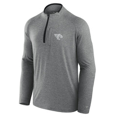 Jacksonville Jaguars Unisex Front Office Performance Primary Quarter-Zip Jacket Charcoal | Fanatics