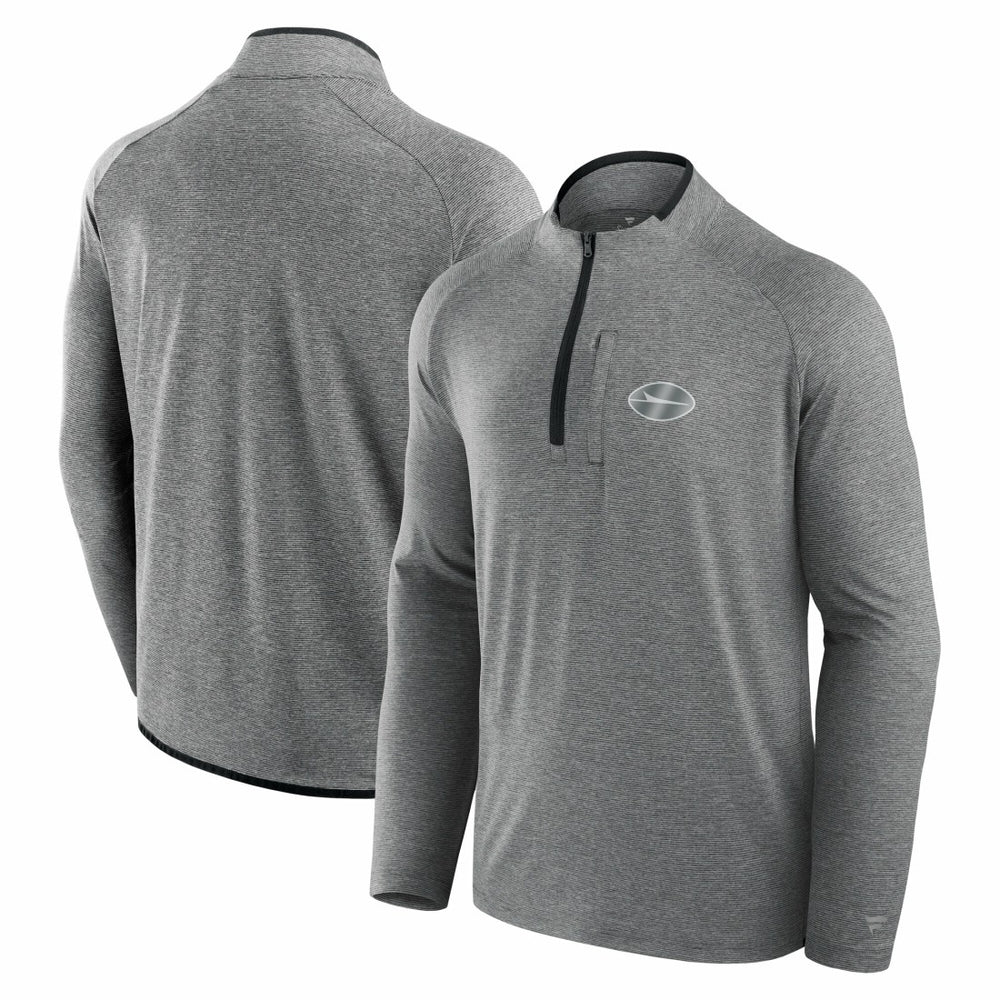 New York Jets Unisex Front Office Performance Primary Quarter-Zip Jacket Charcoal | Fanatics