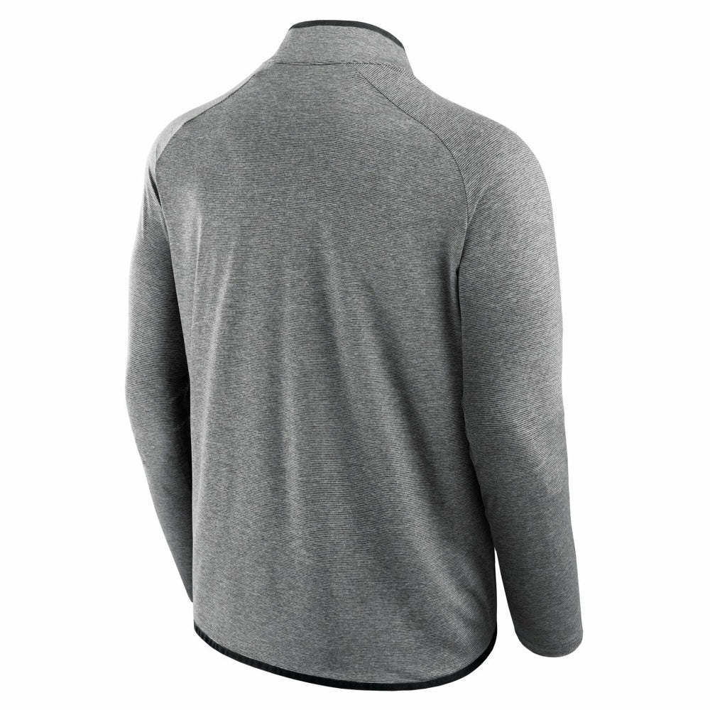 New York Jets Unisex Front Office Performance Primary Quarter-Zip Jacket Charcoal | Fanatics