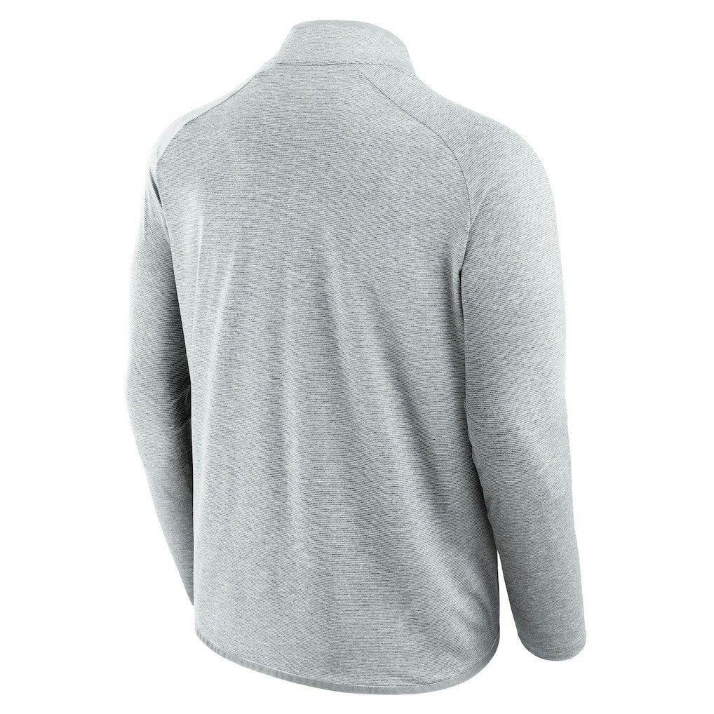Cleveland Browns Unisex Front Office Performance Primary Quarter-Zip Jacket Gray | Fanatics