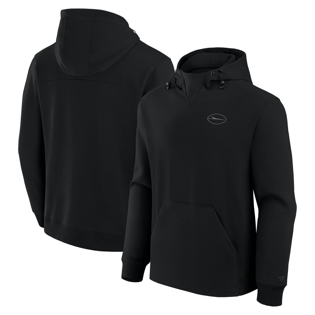 New York Jets Unisex Front Office Tonal Tri-Blend Pullover Hoodie Black | Fanatics