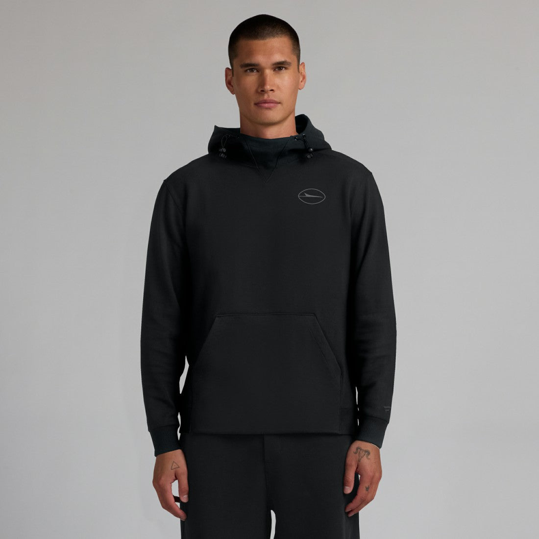 New York Jets Unisex Front Office Tonal Tri-Blend Pullover Hoodie Black | Fanatics