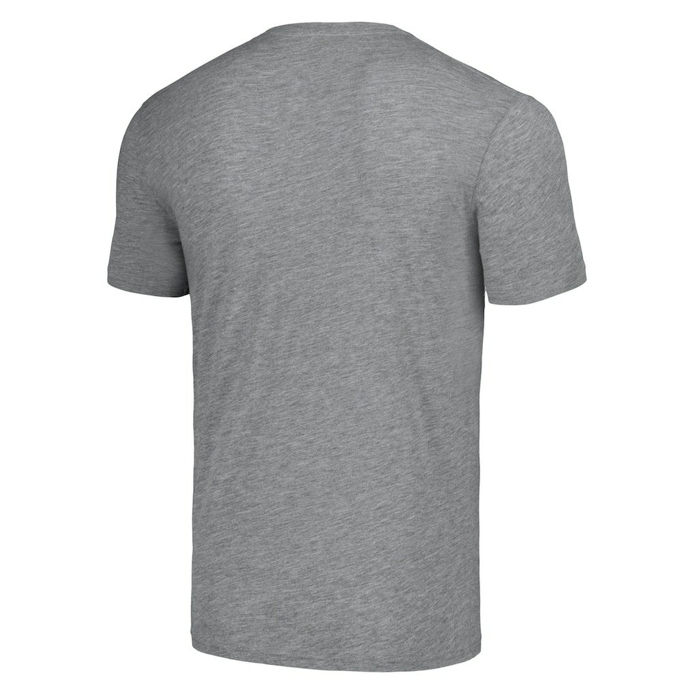 James Harrison Pittsburgh Steelers Homage Unisex NFL Blitz Retired Player Tri-Blend T-Shirt Heathered Heather Gray | NFL