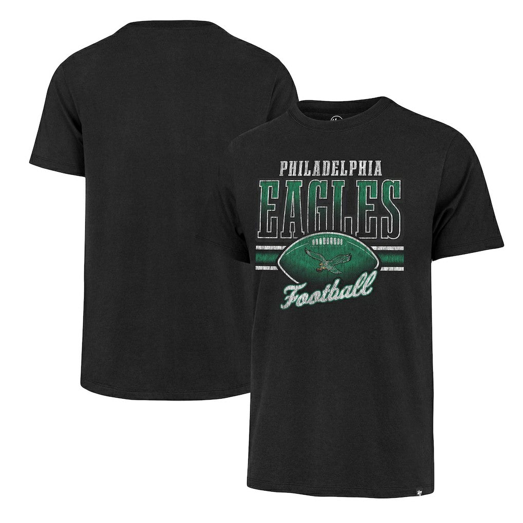 Philadelphia Eagles '47 Gridiron Classics Last Call Franklin T-Shirt Black | 47 brand