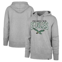 Philadelphia Eagles '47 Headline Pullover Hoodie Gray | 47 brand