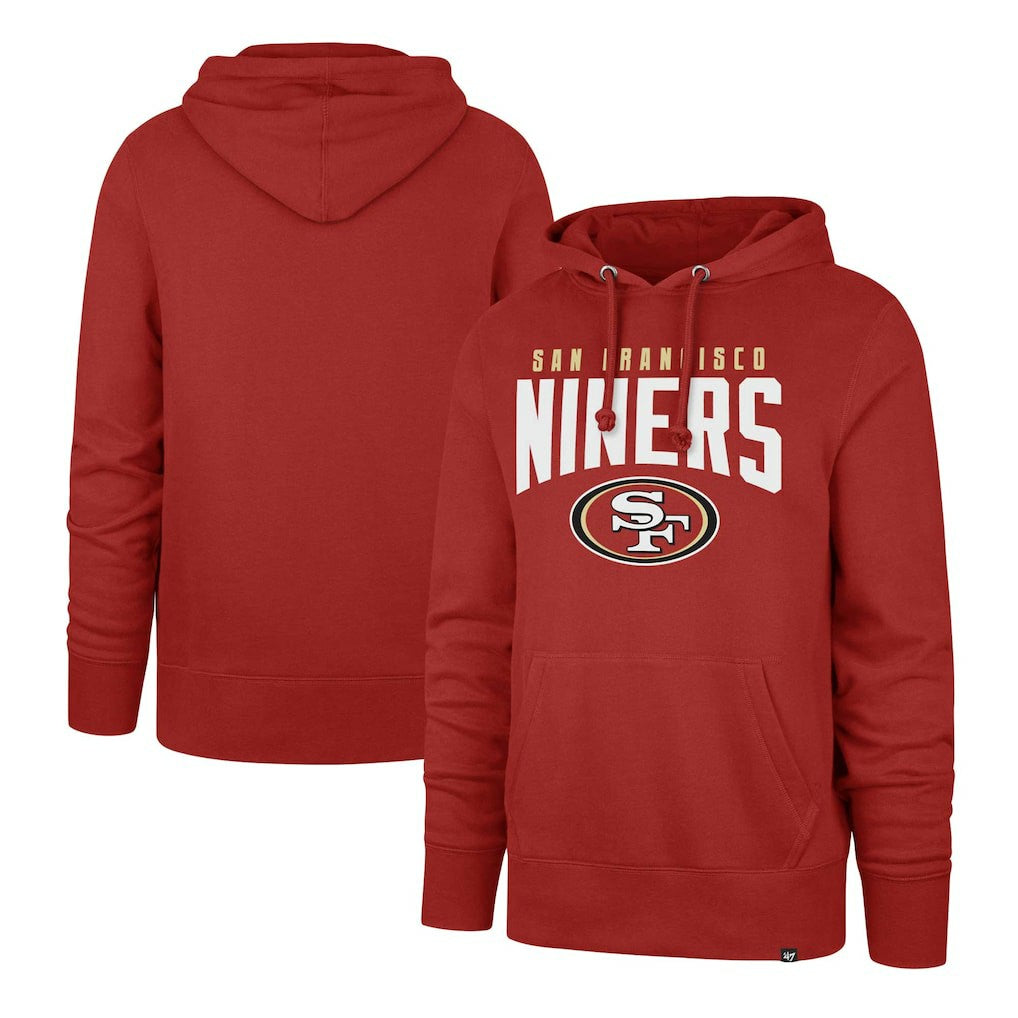 San Francisco 49ers '47 Headline Pullover Hoodie Scarlet | 47 brand