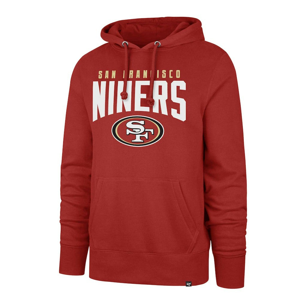 San Francisco 49ers '47 Headline Pullover Hoodie Scarlet | 47 brand