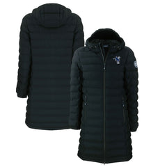 Indianapolis Colts Cutter & Buck Women's Throwback Logo Mission Ridge Repreve Eco Insulated Full-Zip Puffer Jacket Black | NFL