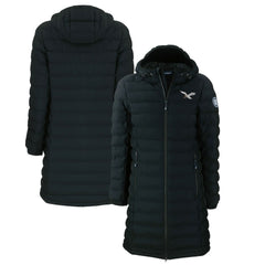 Philadelphia Eagles Cutter & Buck Women's Throwback Logo Mission Ridge Repreve Eco Insulated Full-Zip Puffer Jacket Black | NFL
