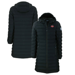 San Francisco 49ers Cutter & Buck Women's Throwback Logo Mission Ridge Repreve Eco Insulated Full-Zip Puffer Jacket Black | NFL