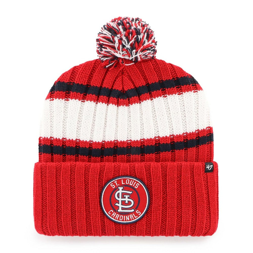St. Louis Cardinals '47 Plateau Cuffed Knit Hat with Pom - MLB