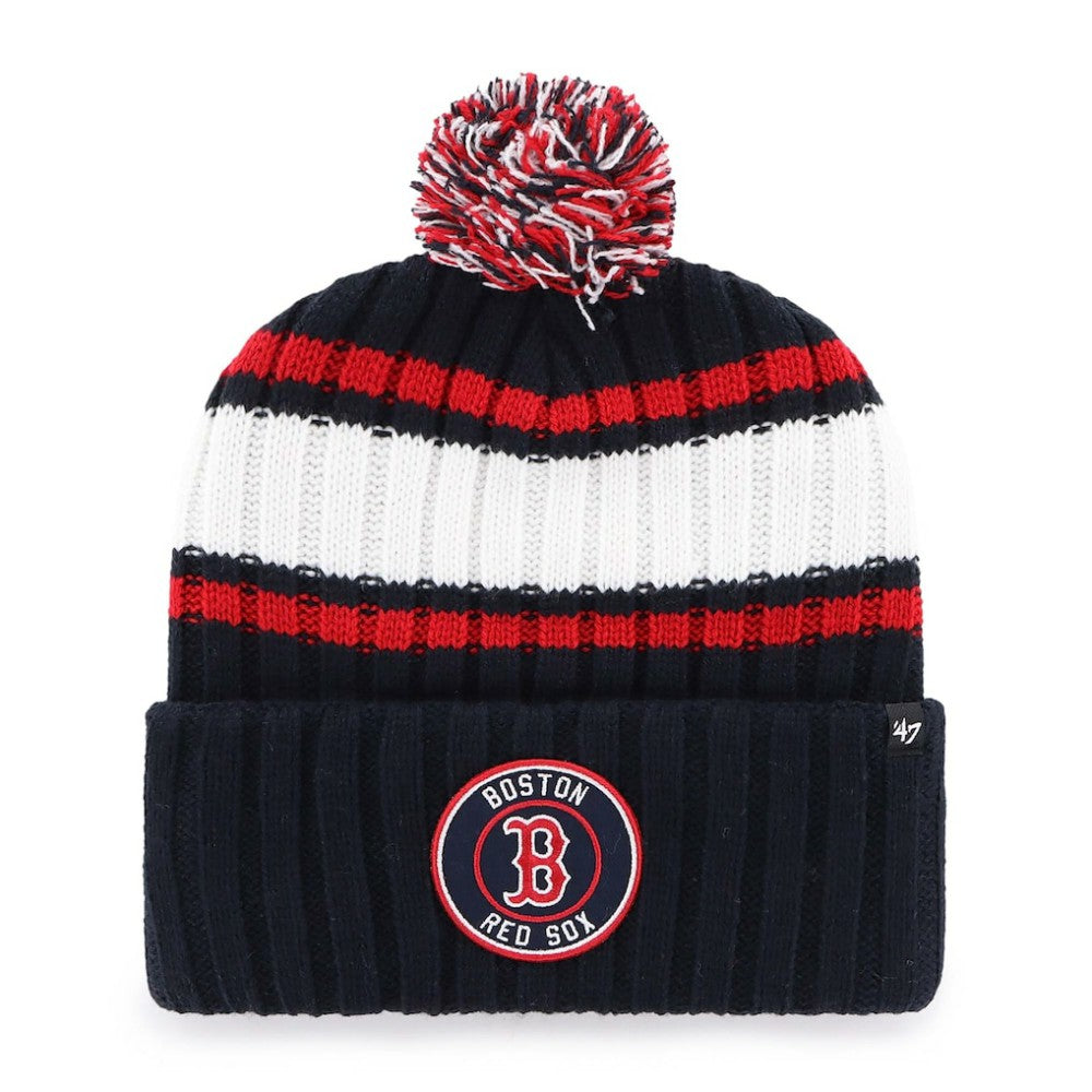Boston Red Sox '47 Plateau Cuffed Knit Hat with Pom - MLB