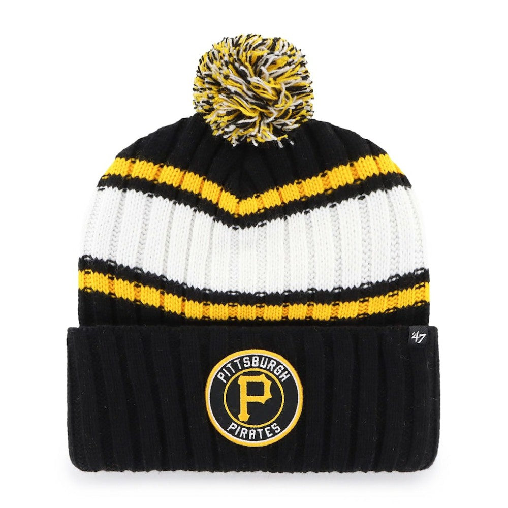 Pittsburgh Pirates '47 Plateau Cuffed Knit Hat with Pom - MLB