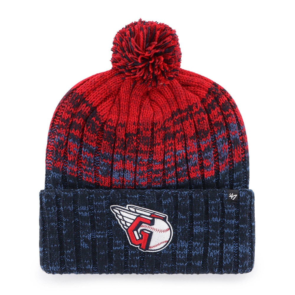 Cleveland Guardians '47 Cascade Cuffed Knit Hat with Pom - MLB