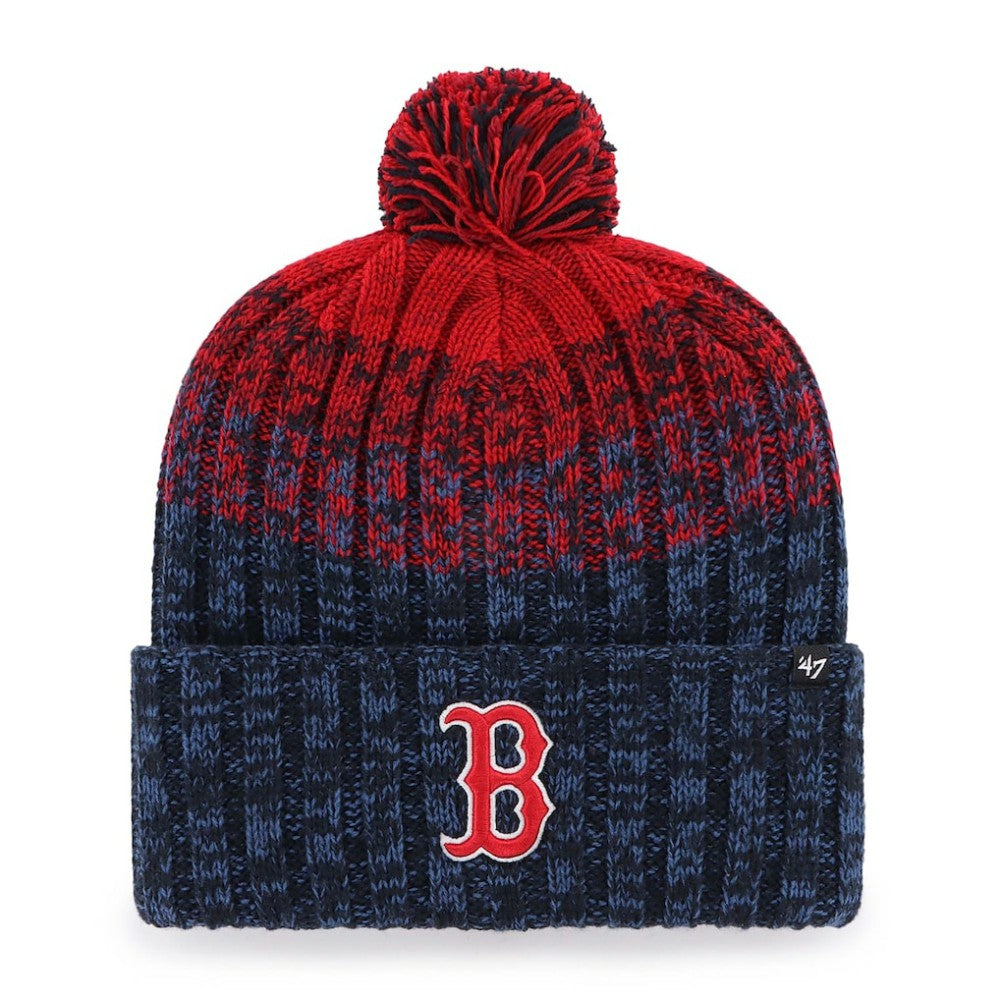 Boston Red Sox '47 Cascade Cuffed Knit Hat with Pom - MLB