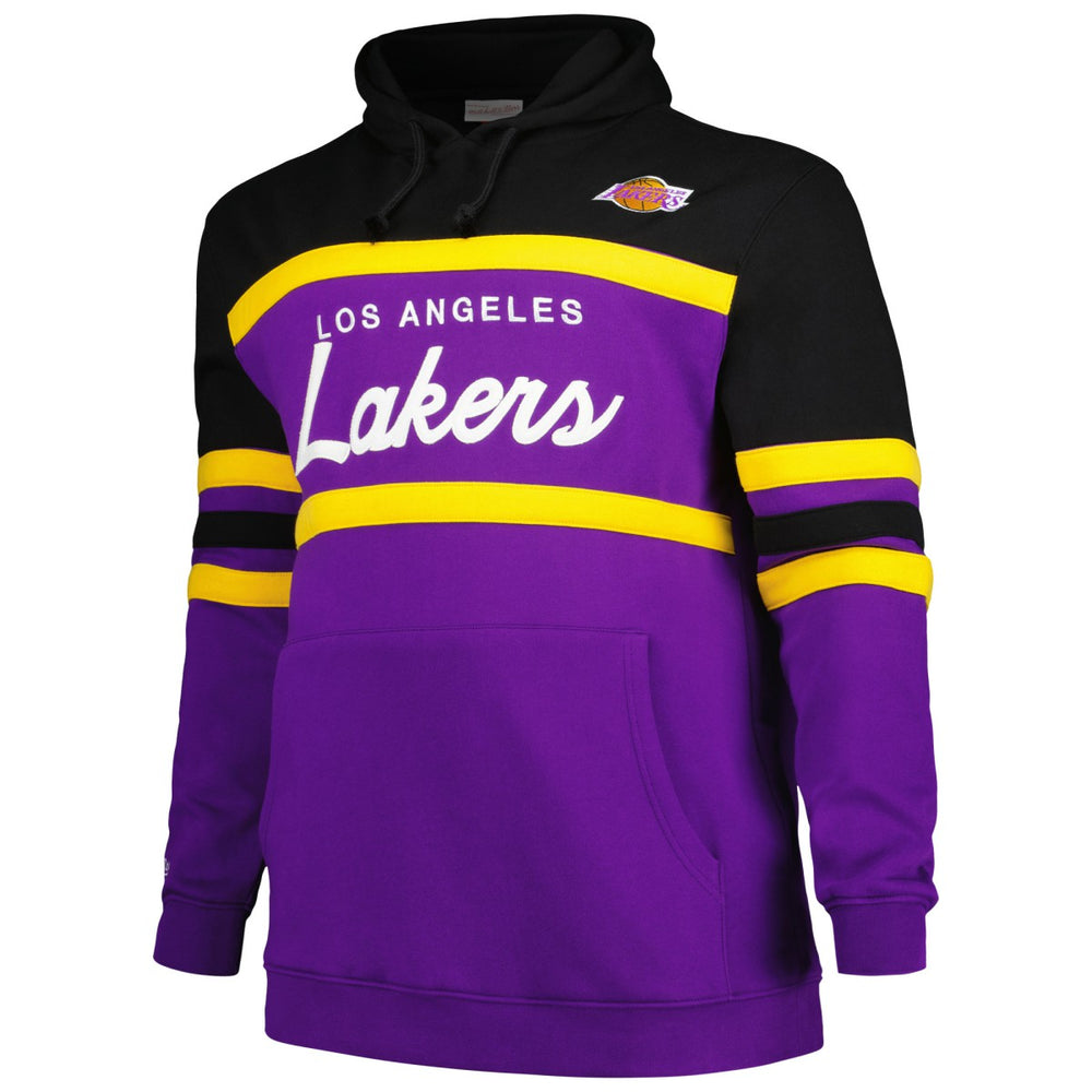 Los Angeles Lakers Big & Tall Hardwood Classics Head Coach Pullover Hoodie Black - NBA
