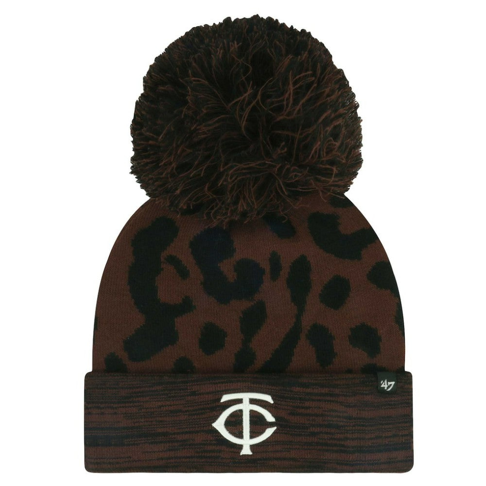 Minnesota Twins '47 Women's Rosette Cuffed Knit Hat with Pom - MLB