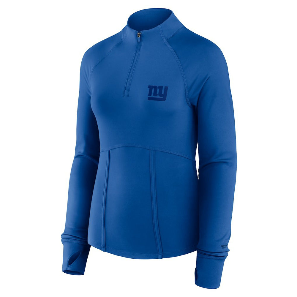 New York Giants Women's Elements Quarter-Zip Jacket Royal | Fanatics